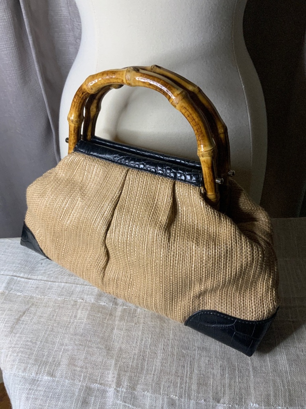 ‘Ann Taylor Loft’ Woven Purse